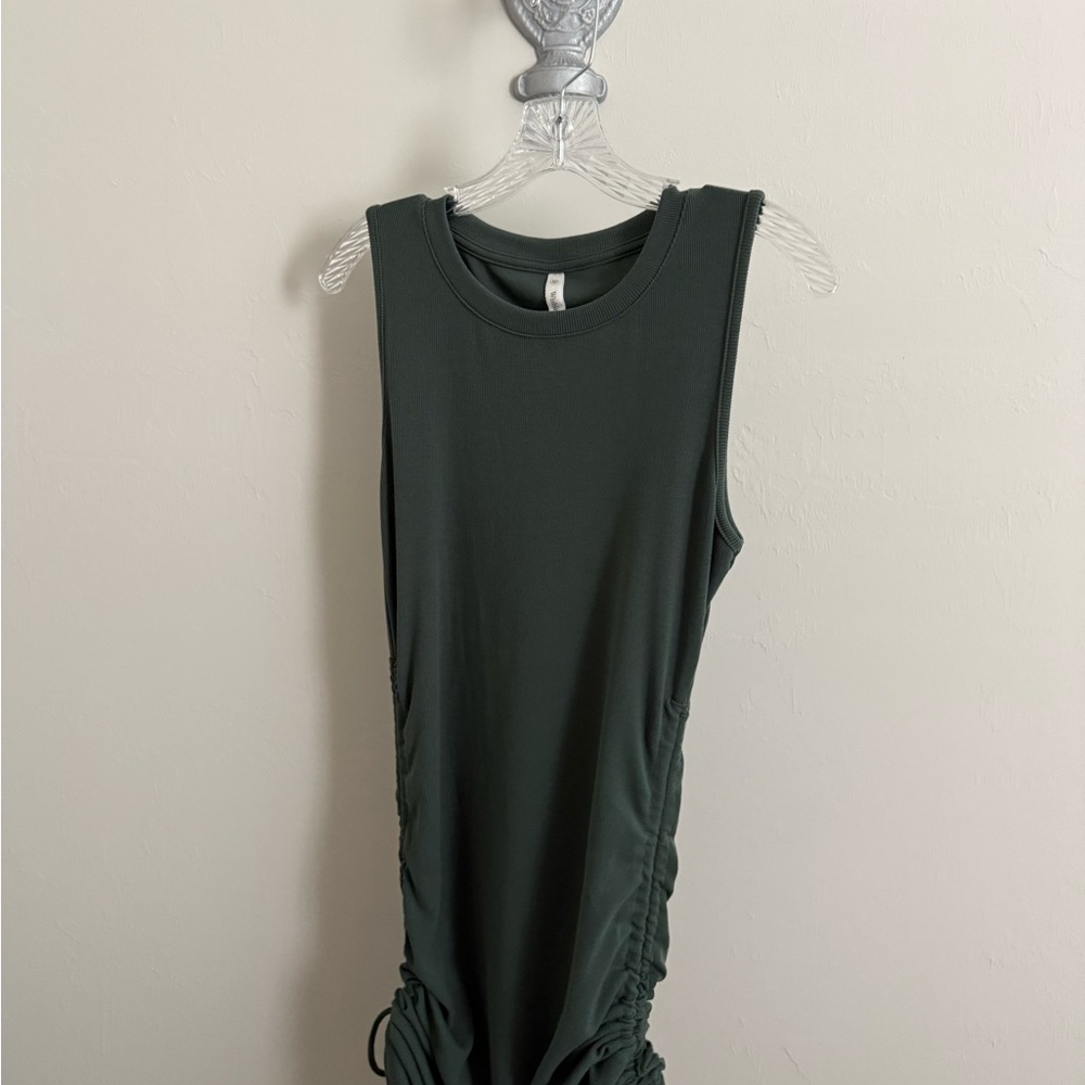 Wishlist Green Ribbed Dress